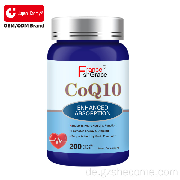 Hochwertiges Shecome COQ10-Ergänzungsmittel für die Herzgesundheit